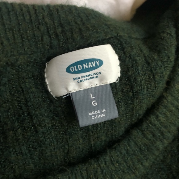 SOLD🛒 DARK GREEN RIBBED SWEATER - Picture 4 of 4